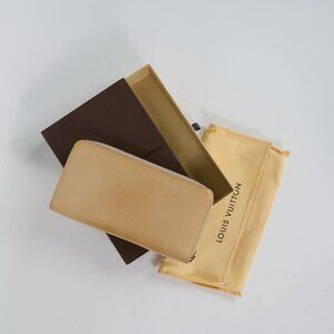 Louis Vuitton Vernis Large Zippy Wallet - Beige - Dust Bag - Box